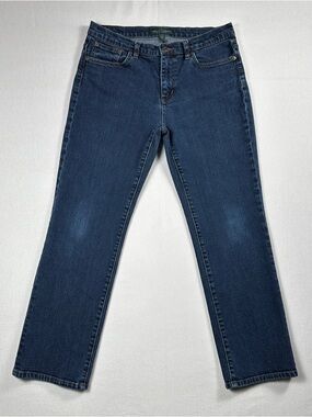 Ralph Lauren Women’s Dark Indigo Straight-Leg Jeans